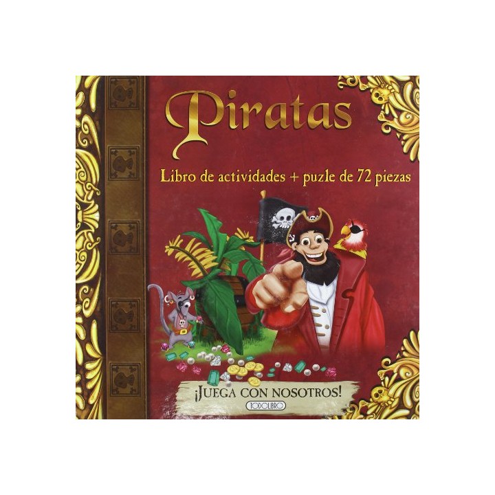 Piratas (Juega Con Nosotros) Libro De Actividades + Puzle De 72 Piezas (EN ESTUCHE) Puzzle